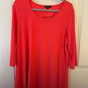 EXCELLENT- like nee coral alisha.d tunic top. Wear all year!
